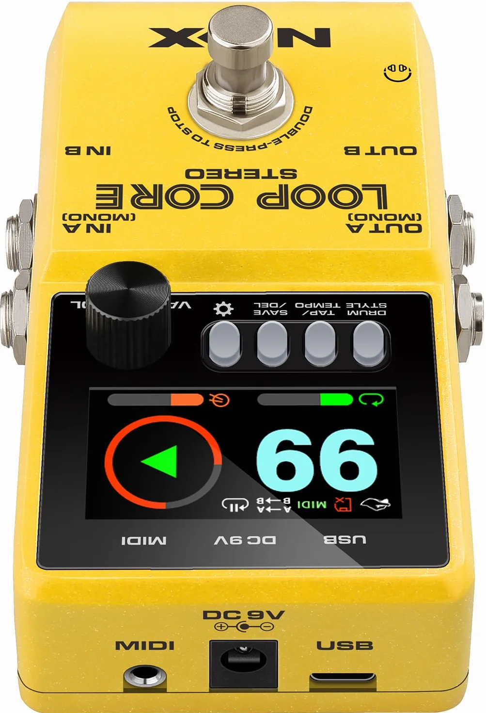 NU-X | Loop Core Stereo Pedal mit HD LCD Farbdisplay