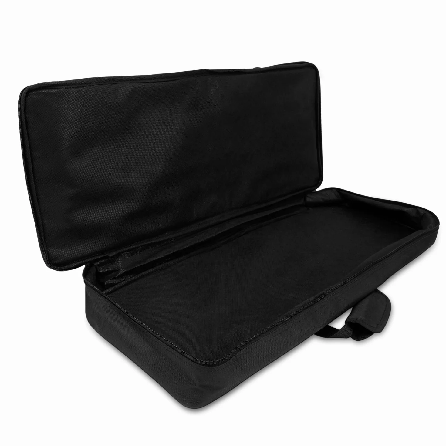 TIGER 76 Keyboard-Tasche mit Griffen, 1279 x 350 x 115 mm | Ideal für Anfänger und Musiker auf Tour, Schwarz, 127,5 x 36,5 x 11 cm