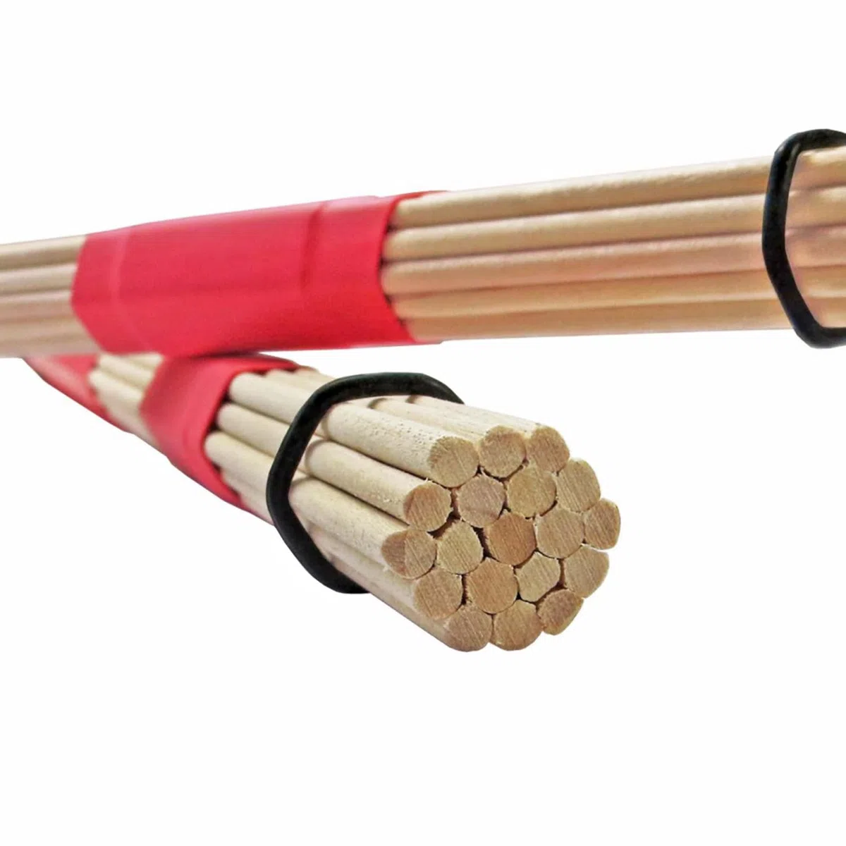 keepdrum Stickbag Starter-Set + SV1 Rods + SV507 Jazz Besen + 5A Drumsticks