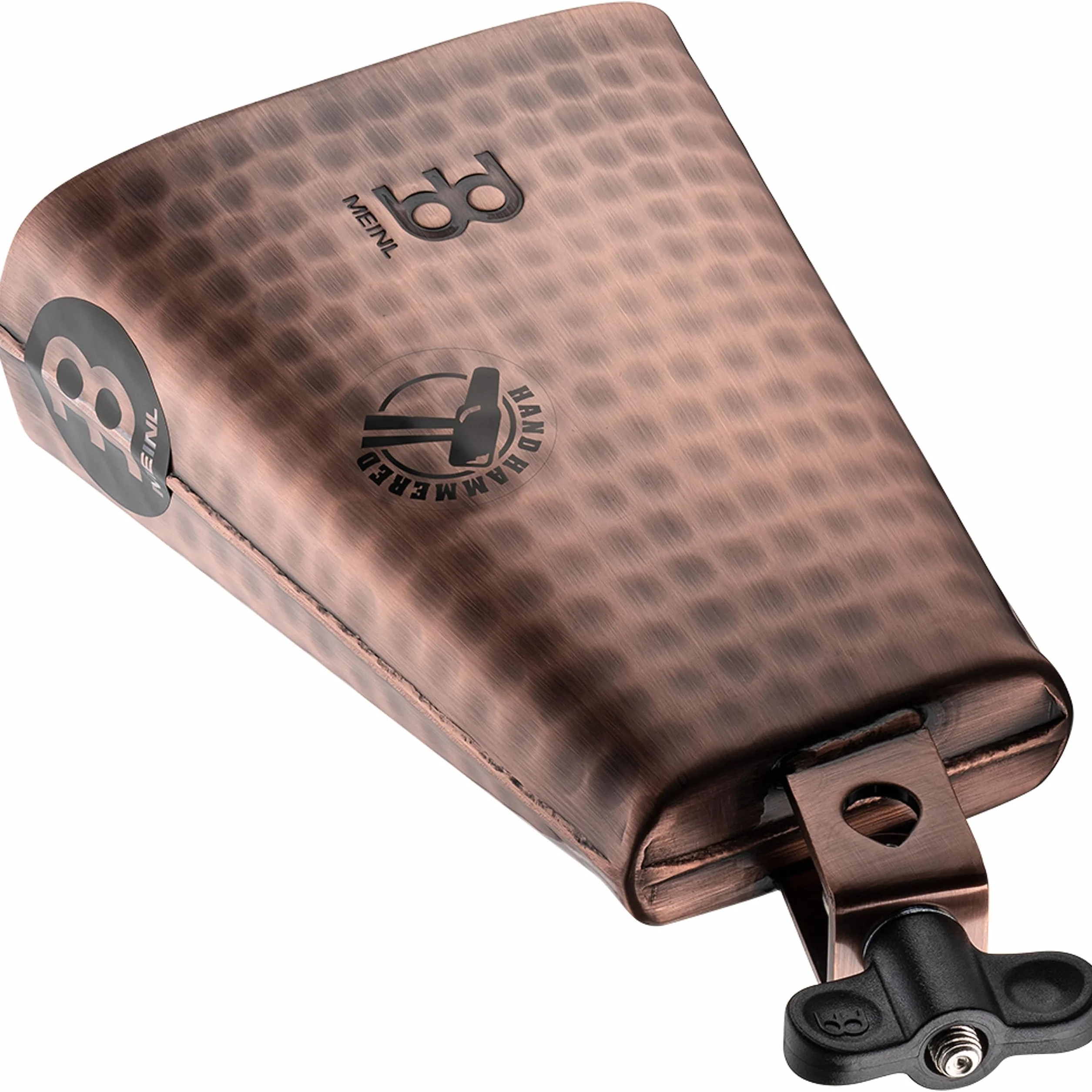 Meinl Percussion Hammered Timbales Cowbell - Mittelgroßes Aufschlagidiophon - Länge 6,25 Zoll - Montierbar - Handgehämmert - Kupfer, Natur (STB625HH-C)