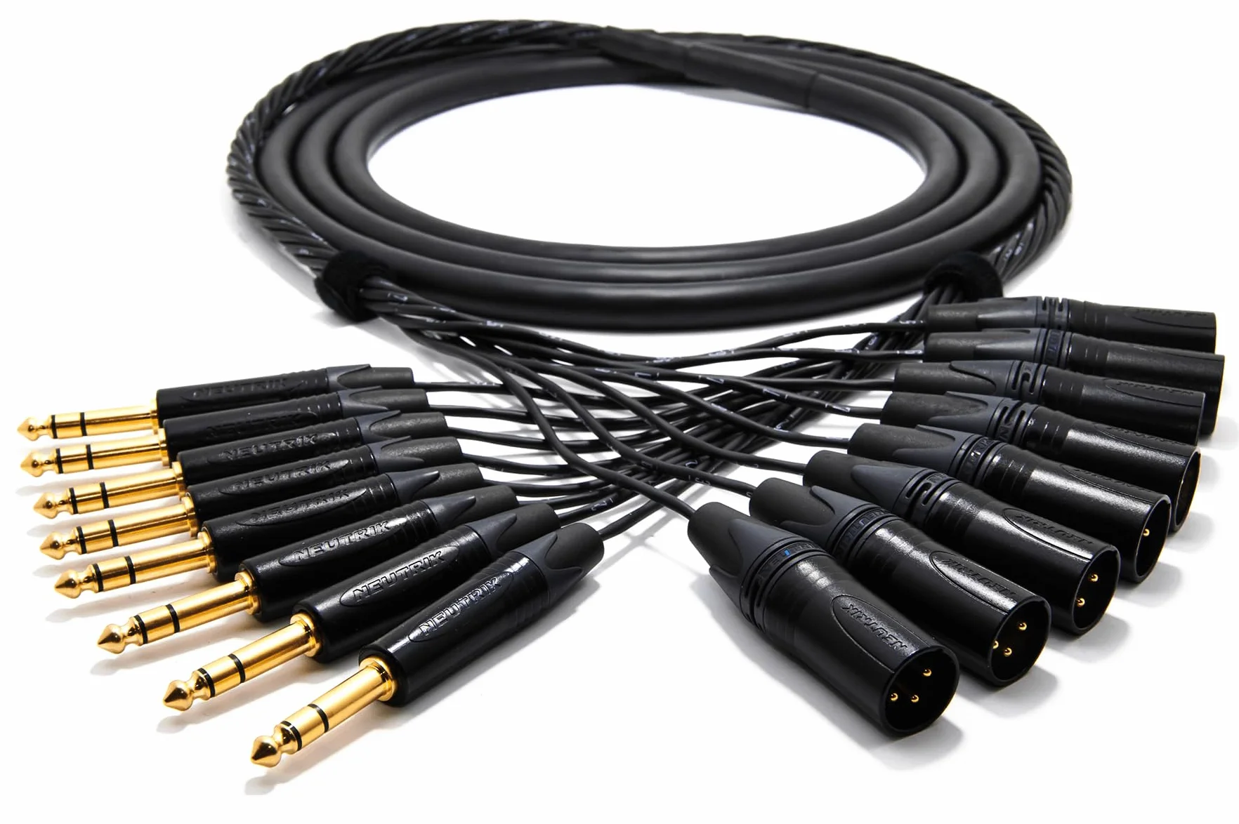 enoaudio Mogami 2932 8 Multicore Analog Kabel | Neutrik Gold XLR male - Neutrik 6,3mm TRS klinke | HiFi, 1,0 m