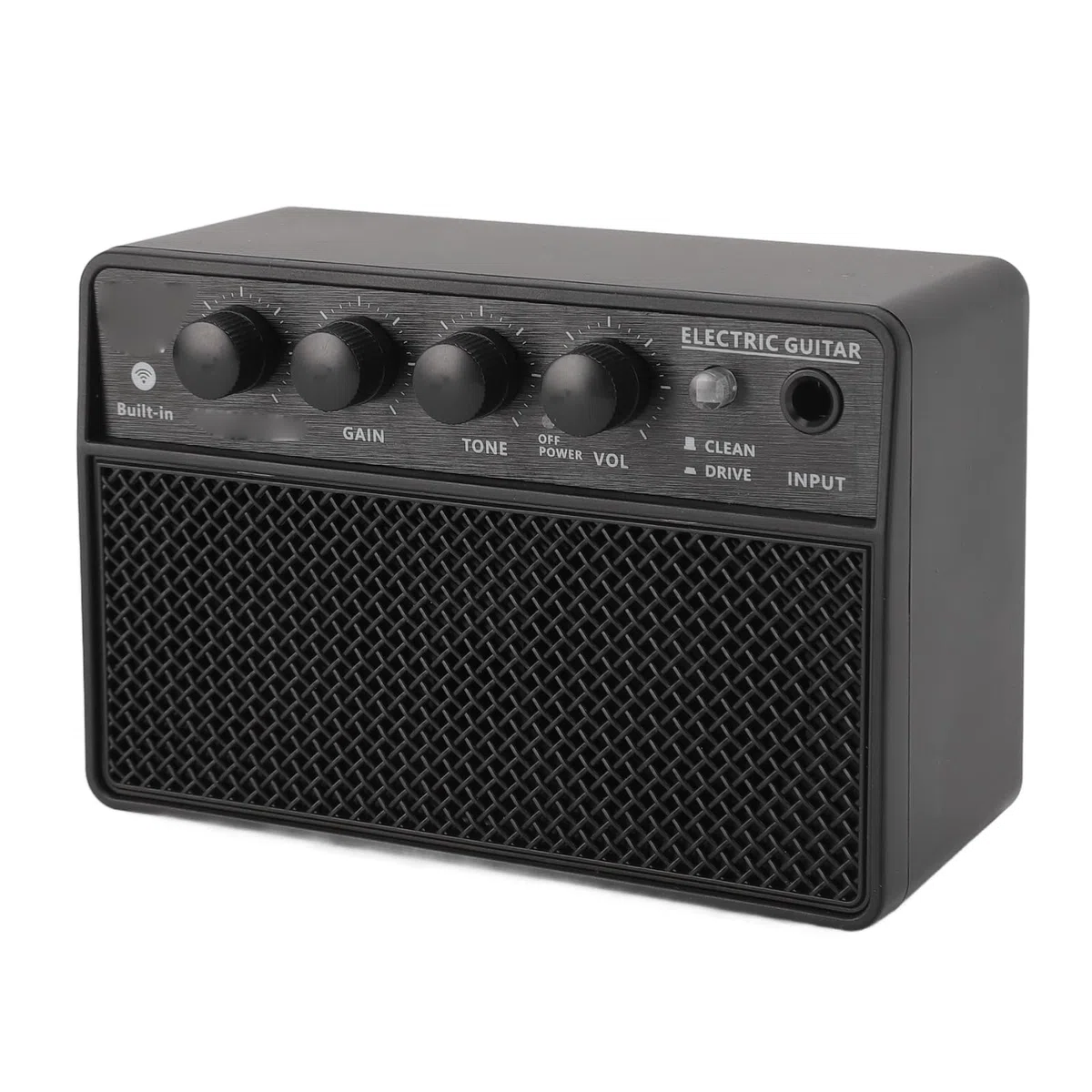 Tragbarer 10-W-Bassverstärker mit Wiederaufladbarem 3, 7-V-2000-mAh-Akku, Kleine Größe und Elegantes Design, Plug-and-Play, USB C, 4 Stunden Nutzungsdauer, 6, 35-mm-Eingangsbuchse