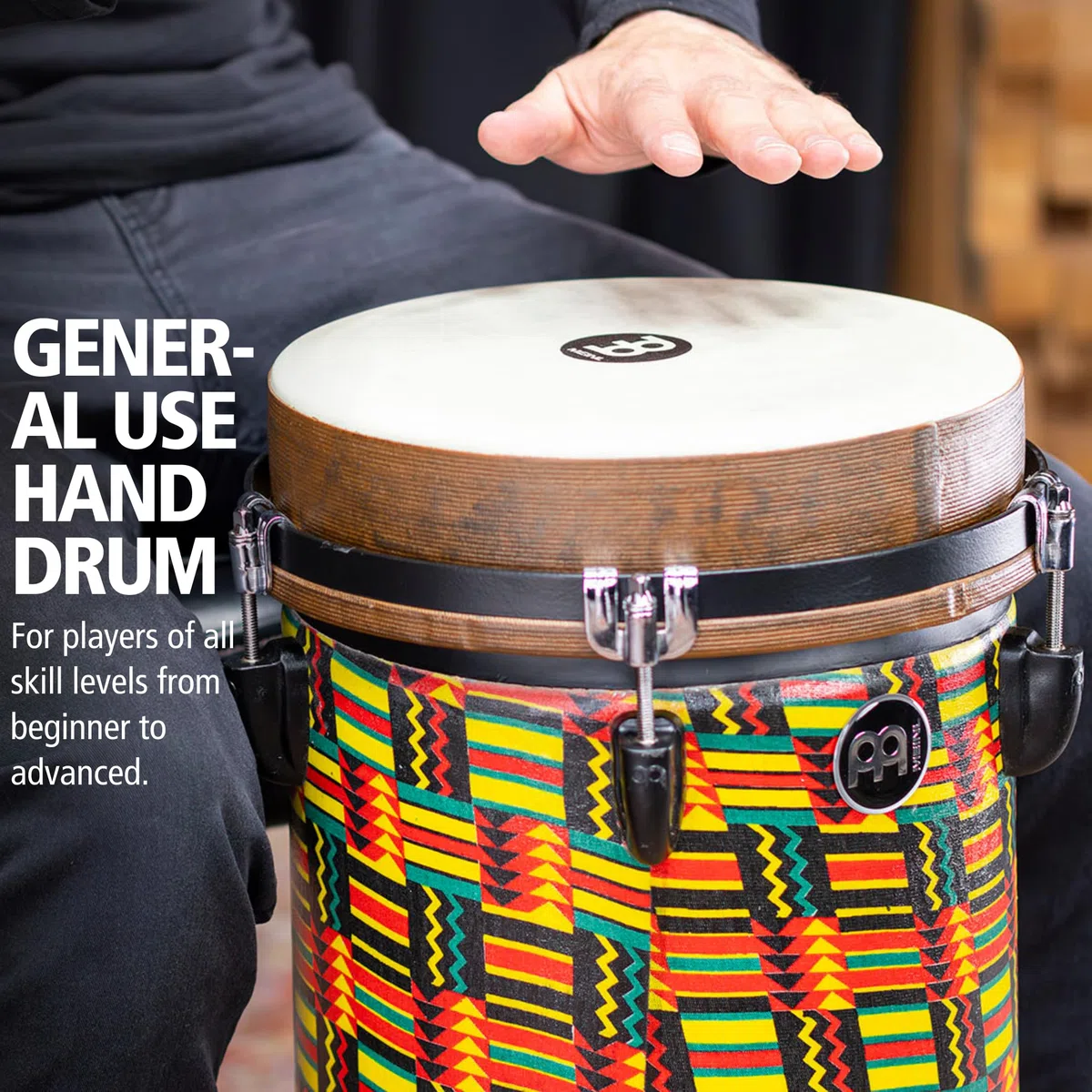 Meinl Percussion Community Series Conga - Kleine Handtrommel - Mit Kunststofffell - Durchmesser 10 Zoll - Kunststoff, Mehrfarbig (TU10SI)