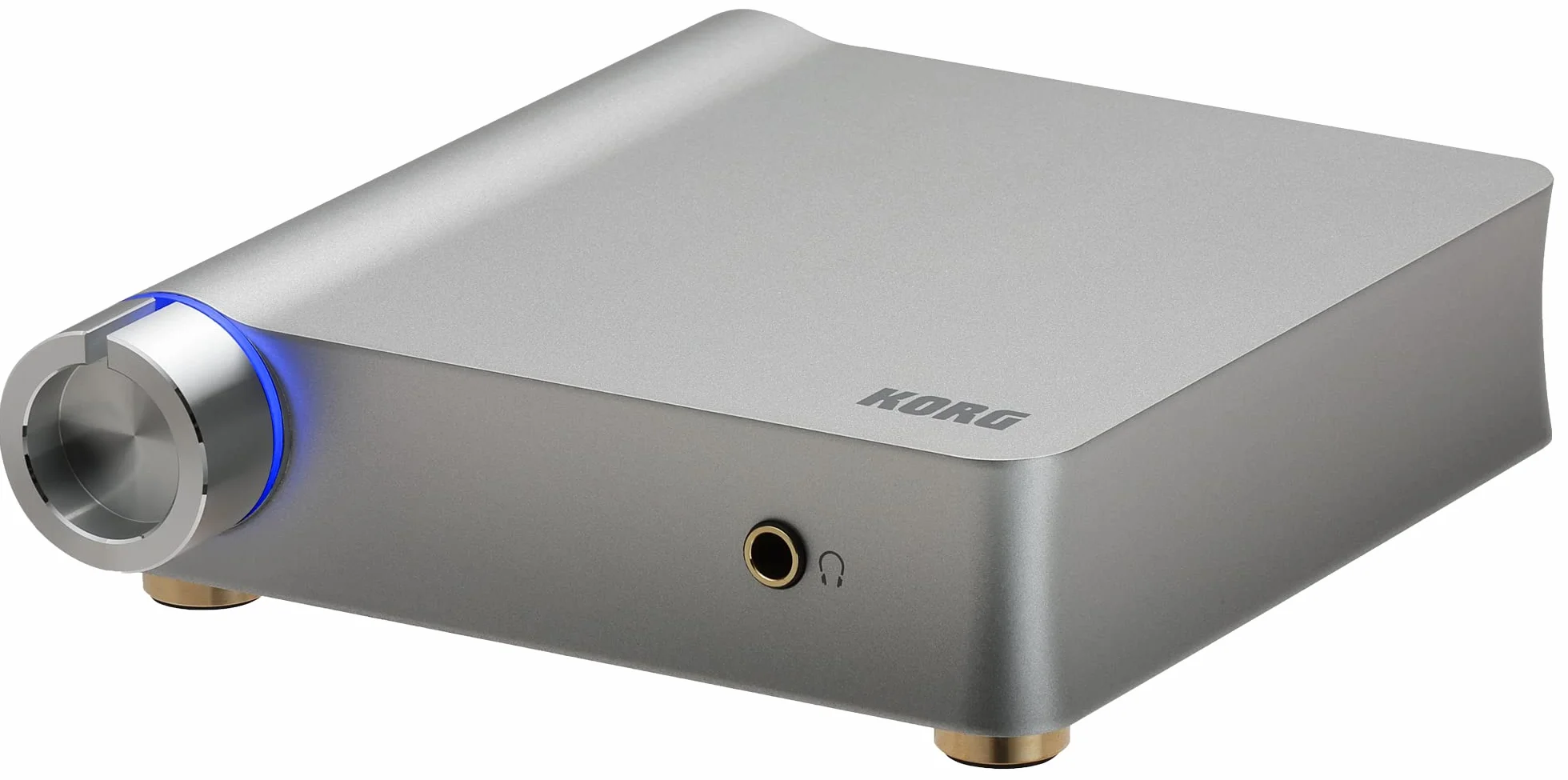 KORG DS-DAC-10R 1Bit USB Audio Interface, Wiedergabe- und Aufnahmesystem, externe Soundkarte, Musik-Streaming, silber