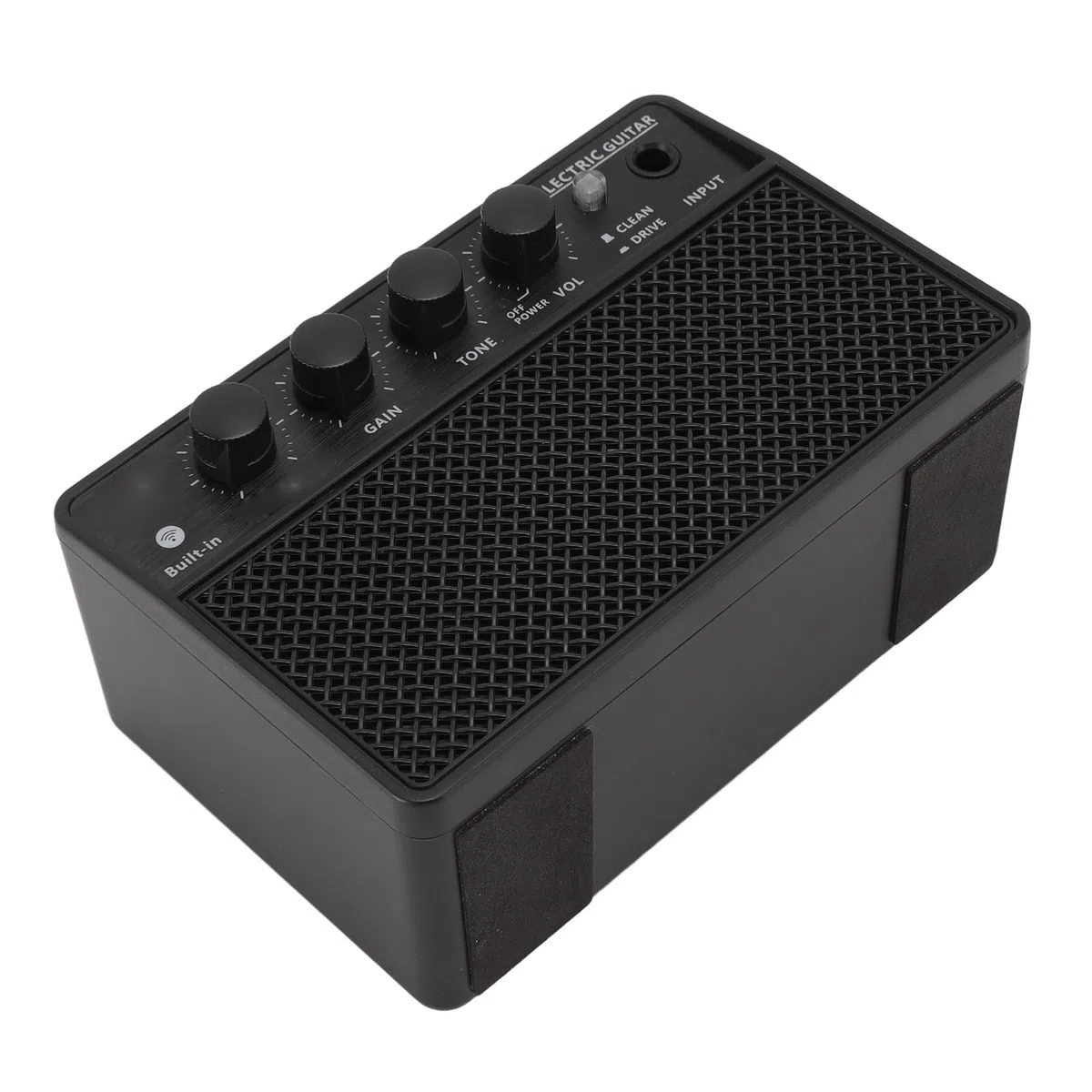 Tragbarer 10-W-Bassverstärker mit Wiederaufladbarem 3, 7-V-2000-mAh-Akku, Kleine Größe und Elegantes Design, Plug-and-Play, USB C, 4 Stunden Nutzungsdauer, 6, 35-mm-Eingangsbuchse
