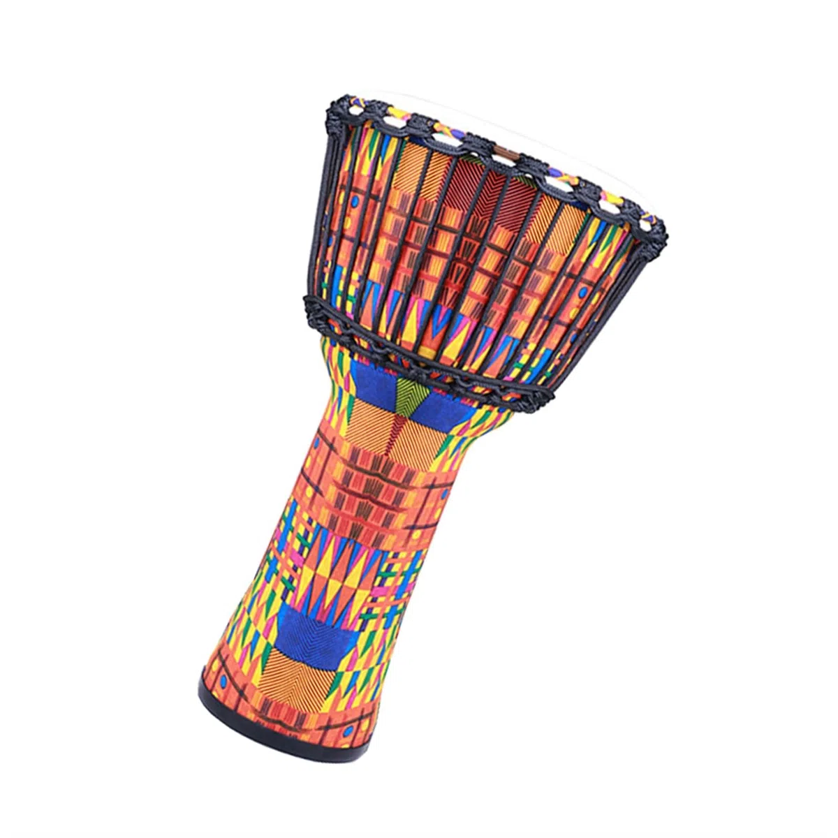 Standardmäßiges 10-Zoll-Einsteiger-Tamburin Aus Altem Ziegenleder, Afrikanisches Trommel-Percussion-Instrument Afrikanische Trommel Instrument (Color : B)