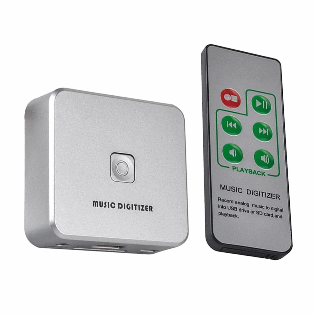 non-brand Audio Recorder/Audio-Digitalisierer/Audio Grabber mit 3,5 mm Speichern auf USB-Scheibe als MP3-Datei mit Fernbedienung