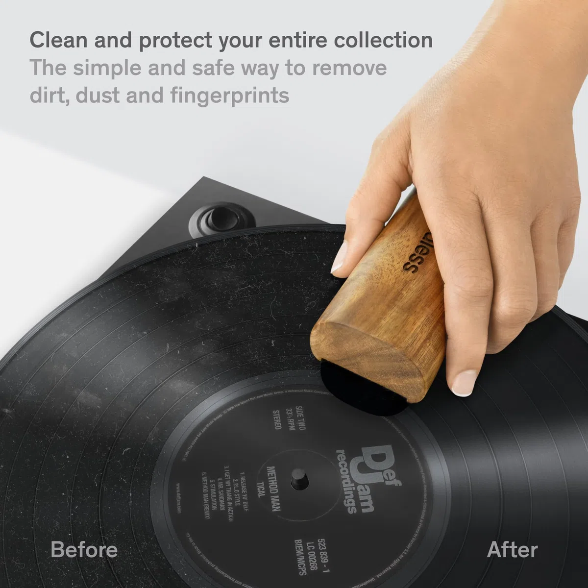Boundless Audio Schallplatten-Reinigungsset – 8-in-1-Vinyl-Reinigungsset enthält Kohlefaser- und Samtschallplattenbürsten, Stylusbürste, Vinyl-Reinigungslösung, Mikrofasertücher und Metalletui