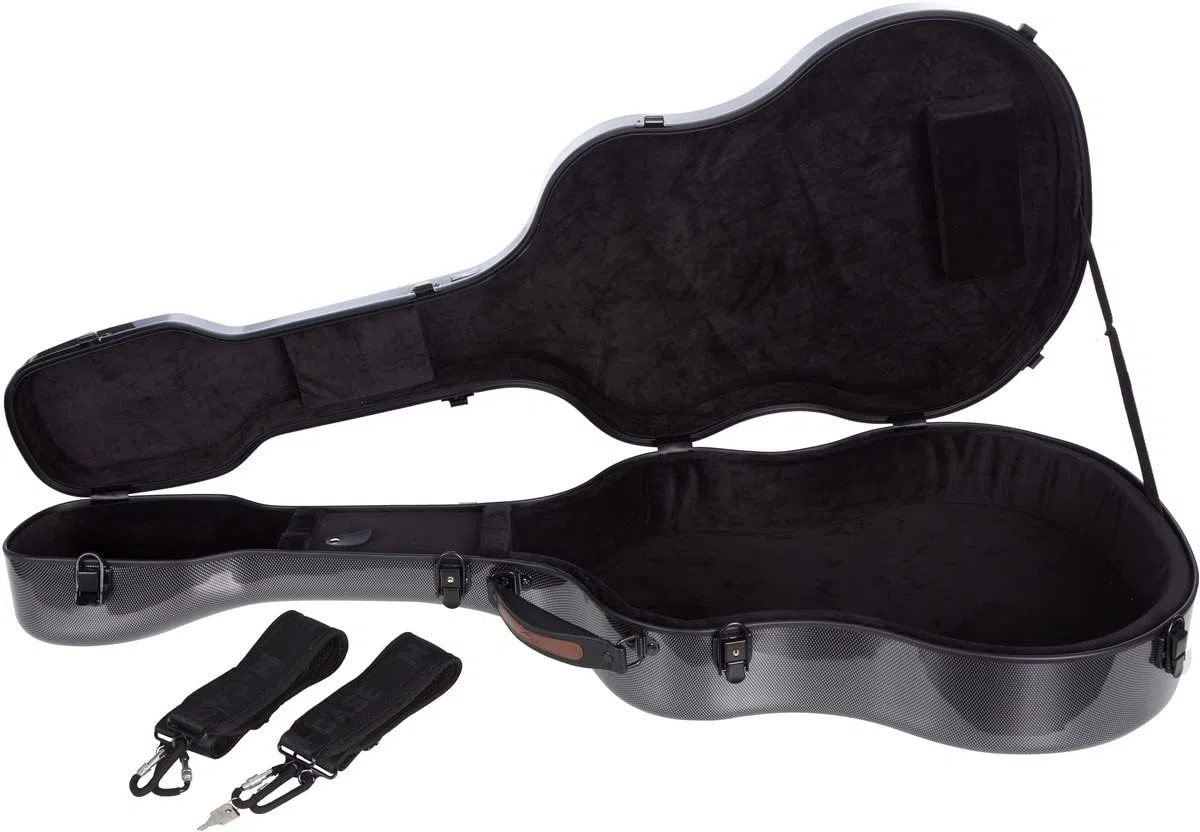 M-Case Gitarrenkoffer für Klassische Gitarre 39” - 4/4 Fiberglass Ultra Light Point schwarz