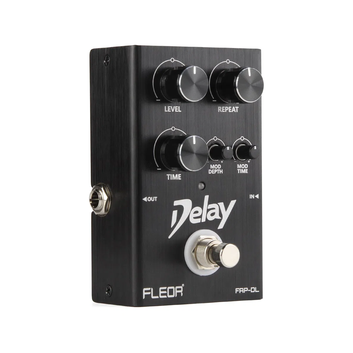 FLEOR Analog-Delay-Pedal mit Modulation, warmen Ambient-Echo-Effekten, True-Bypass-Gitarrenpedal für E-Gitarre, Bass und Synthesizer