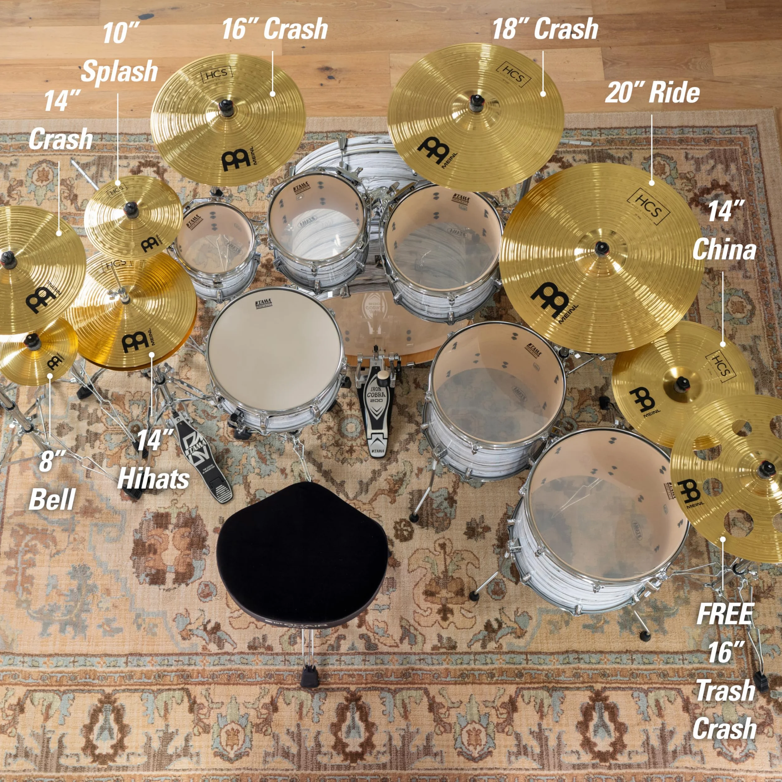 Meinl Cymbals HCS-SCS1 Ultimate Special Becken Set