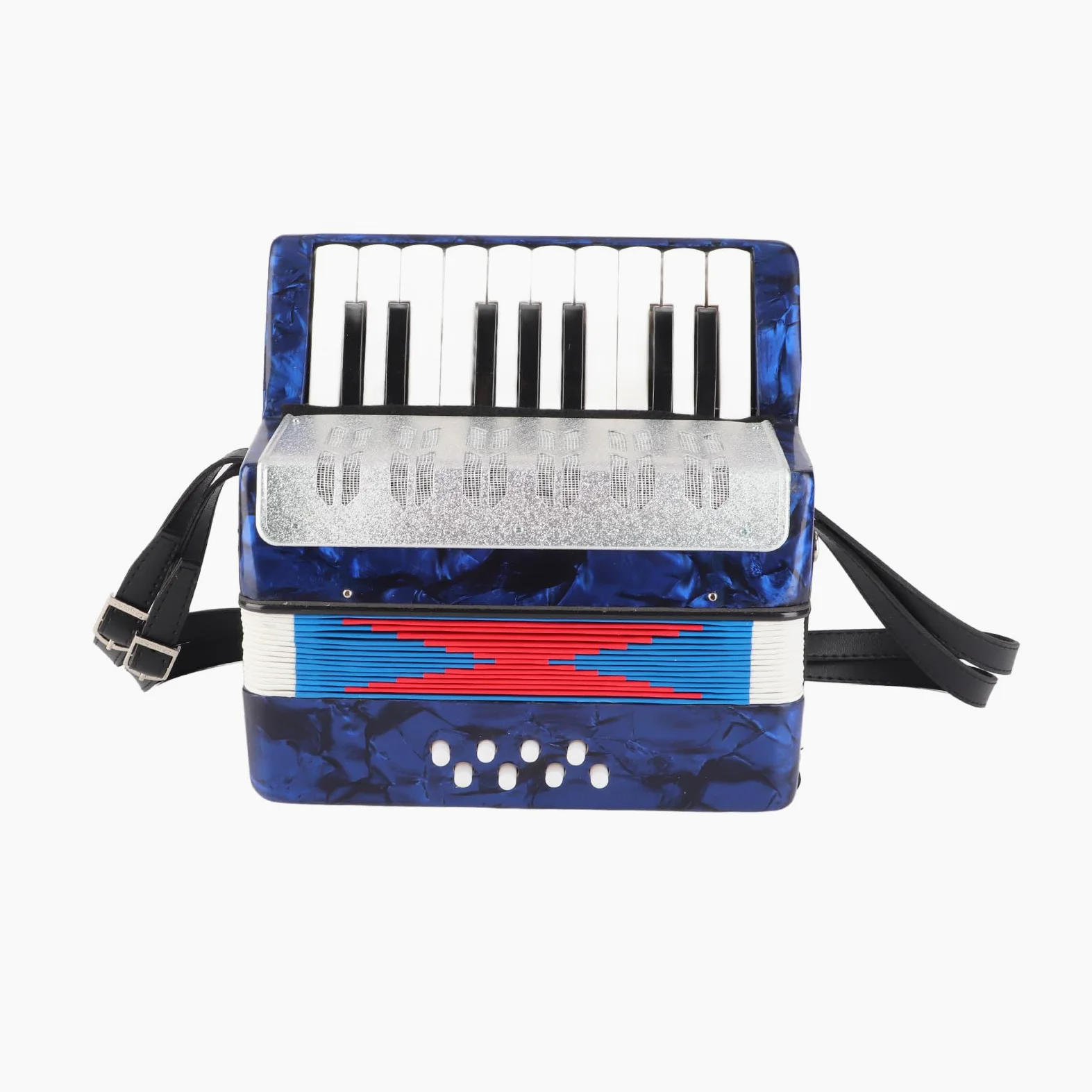 Interaktives Akkordeon mit 17 Tasten ¨C Musikinstrument f¨¹r Kinder, Ideal Zum Unterrichten, Trainieren und F?rdern des Interesses an Musik,Akkordeon