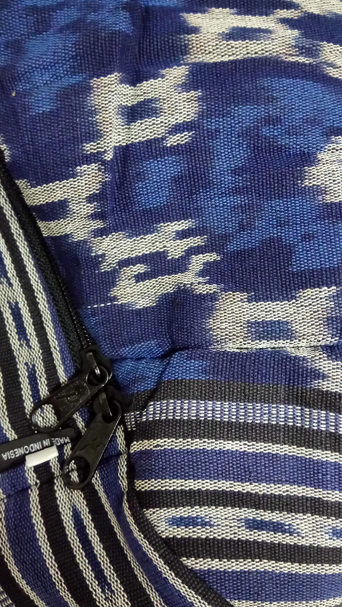 Shamandrum Tasche aus Ikat Ø 40 cm Schamanentrommel Rund Ritual Drum Trageriemen